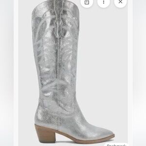Dolce Vita Silver Western Boots